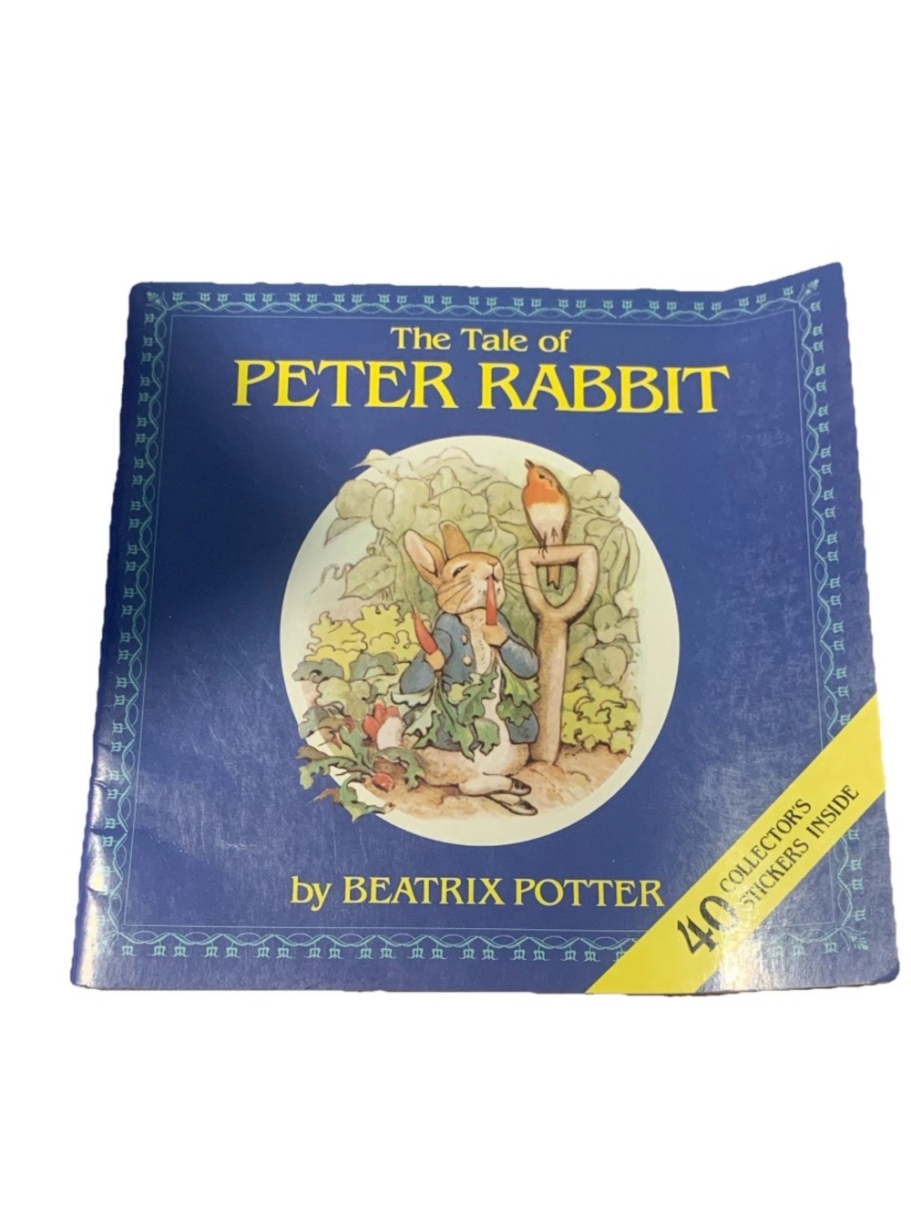 VNTGE The Tale of Peter Rabbit by Beatrix Potter - All 40 Stickers Included NWOT